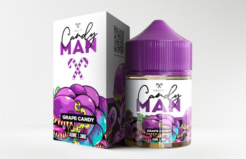 Candyman Fruity Grape Freebase 60 ML 3 MG