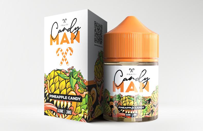 Candyman Fruity Pineapple Freebase 60 ML 3 MG