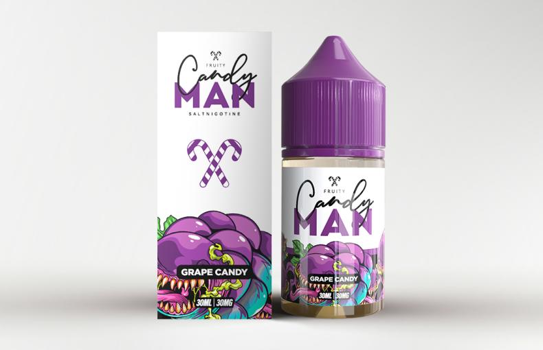 Candyman Fruity Grape Saltnic 30 ML 30 MG
