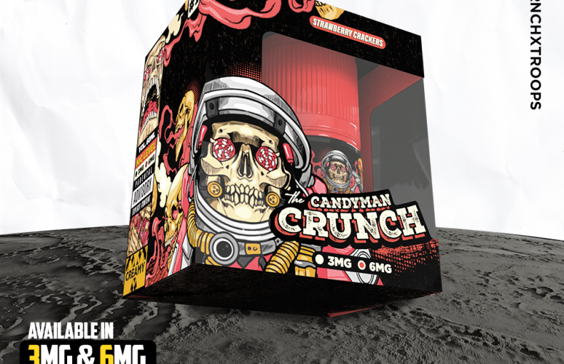 Candyman Crunch Strawberry Crackers Freebase 60 ML 3 MG 6 MG