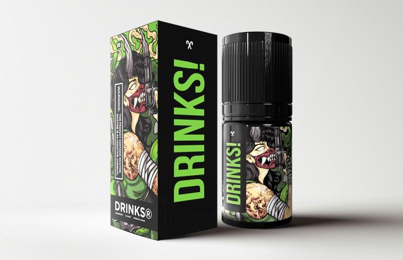Candyman Drinks Kaiju Ice Cactus Berries Saltnic 30 ML 30 MG