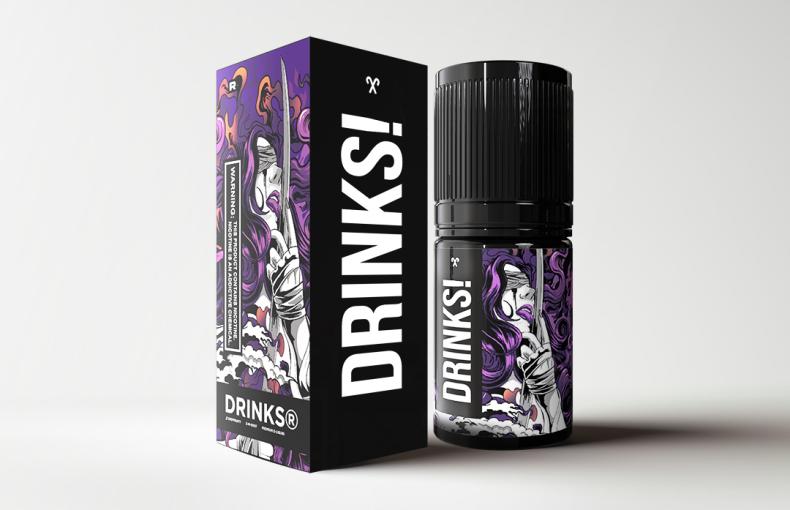 Candyman Drinks Akuma Ramune Saltnic 30 ML 30 MG