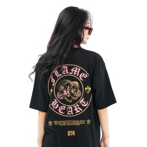 DTA - Baju Flame Earth | T-Shirt Pria Wanita | Baju Distro | Baju Unisex