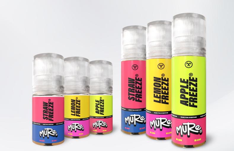 Mure Juice Strawberry Apple Lemon Freeze Freebase 60 ML 3 MG Saltnic 30 ML 30 MG