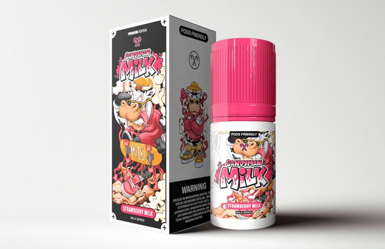 Candyman Milk Strawberry Pods Friendly 30 ML 12 MG