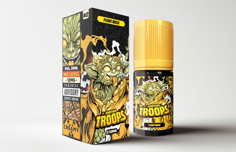 Candyman Troops Peanut Mochi Pods Friendly 30 ML 12 MG