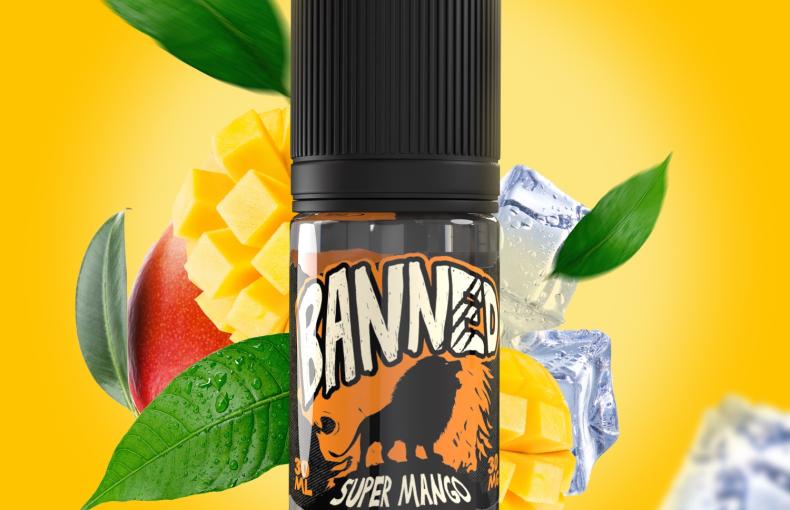 Glu Banned Supermango Saltnic 30 ML 30 MG